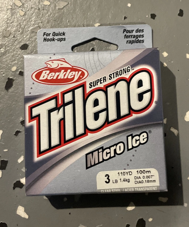 Berkley Trilene® Micro Ice®, Clear Steel, 3-Pound Break Strength, 110yd - Image 1 of 2