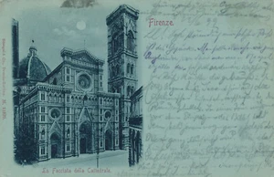 Moonlight Map from Florence-Firenze La Facciata della Cattedrahle (SO26) (37) - Picture 1 of 2