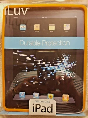iLuv Silicone Case For Your iPad WI-FI 3G/WI-FI Orange New in Box - Image 1 of 2