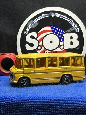 Autobús escolar Corgi Juniors Mercedes-Benz amarillo diecast en muy buen estado/excelente estado Foto 1 de 4