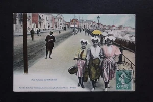 Carte postale ancienne CPA animée - Nos Sablaises sue le Remblai - Picture 1 of 2