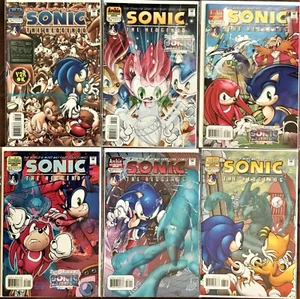 LOT 68: SONIC The HEDGEHOG 6 Comic Books #78-83 ~ 2000 Bagged & Boarded VF-/GD+ - Picture 1 of 12