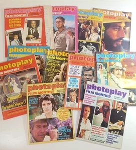 Vintage Photoplay Magazine Film Monthly 1974 Full Year X12 Issues Bundle - Picture 1 of 17
