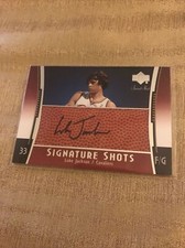 2004-05 Upper Deck Sweet Shot Luke Jackson Signature Shots Autograph Ball Relic