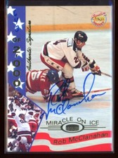1995 Signature Rookies Miracle on Ice Signatures #19 Rob McClanahan /2000 *12554