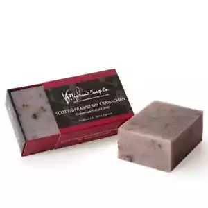 The Highland Soap Co Organic Scottish Raspberry Cranachan Handmade Soap 190g - Picture 1 of 1