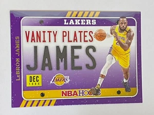 🙂 Panini Hoops 2020-21 placas de tocador de baloncesto inserto #3 LeBron JAMES 🙂 - Imagen 1 de 2