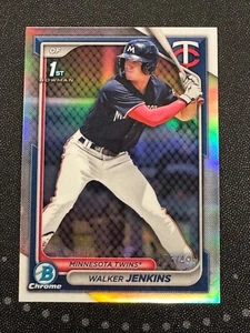 2024 Bowman #BCP-43 Walker Jenkins 1st Chrome Refractor /499 Minnesota Twins - Picture 1 of 1