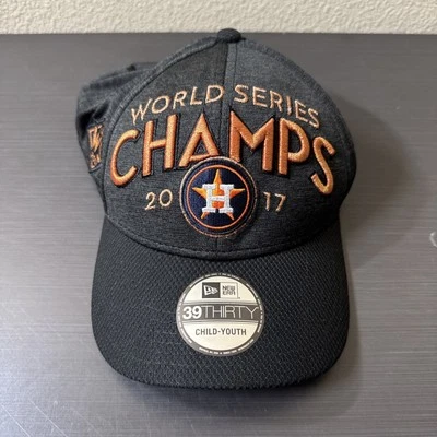 Houston Astros 2017 MLB World Series Champs Fitted Youth Ball Cap - Image 1 of 4