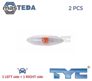 18-0408-00-2 INDICATOR LIGHT BLINKER LAMP PAIR LATERAL INSTALLATION TYC 2PCS NEW - Picture 1 of 5