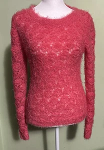 Hooked Up Whatamelon Jersey Difuso Suéter Mujer Rosa XS - Imagen 1 de 5