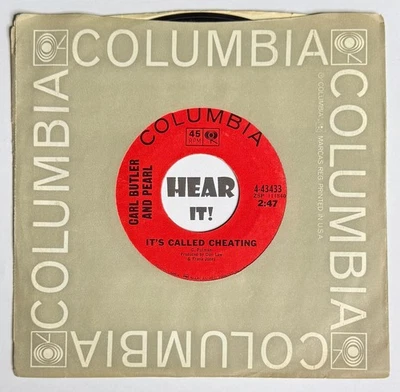 Превосходный Кантри Боппер 45 CARL BUTLER & PEARL Наш Корабль Любви КОЛУМБИЯ услышьте - Изображение 1 из 3