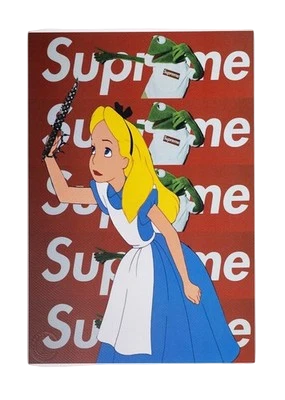 DEATH NYC Alice Kermit Supreme assinado edição limitada impressão certificado de autenticidade Pop Art - Imagem 1 de 4