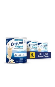 Ensure Original Nutrition Shakes Powder Vanilla 14.1 oz - Pack of 6 Exp 01/26 - Picture 1 of 2