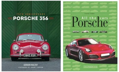 Porsche 356 75 aniversario + Porsche: juego de 2 libros de todos los coches — historia, Foto 1 de 3