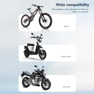 Porte-gobelet Poussette Avec Porte-téléphone à 360 Degrés Rotation Double Bo OBF - Photo 1/4