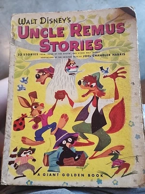 Walt Disney's Uncle Remus Stories A Giant Golden Book fechado 1947 Foto 1 de 4