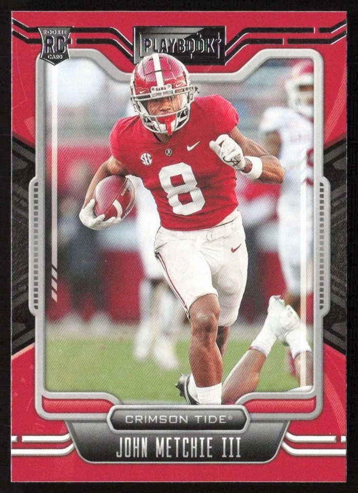 2022 Panini Playbook Draft John Metchie III #14 Rookie Alabama - Image 1 of 2