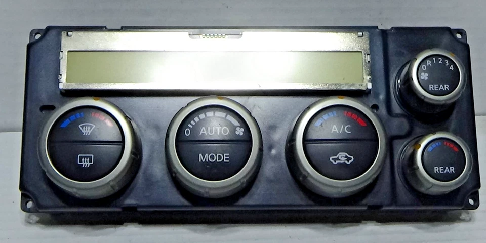 2005-2007 Nissan Pathfinder AC Heater Climate Control Switch Black - Image 1 of 4