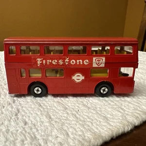 Vintage 1972 Matchbox Lesney SuperKings "The Londoner" K-15 Double-Decker Bus - Picture 1 of 14