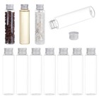 30 Stück Klarglasflaschen 50ML Reagenzglas, mit Schraubverschluss, Transparen...