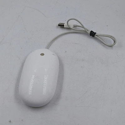Apple Verkabelt USB Maus A1152 - Ungeprüft, Spuren Der Verwendung, Nein Zubehör - Bild 1 von 4
