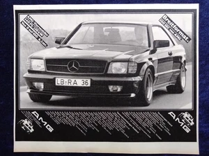 Mercedes 500 SEC AMG, originale Werbung aus 1984 - Picture 1 of 2