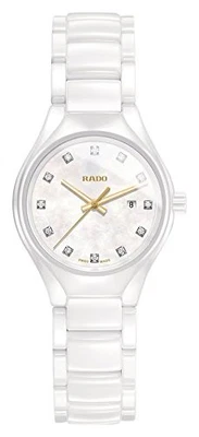Reloj Mujer RADO True R27061902 Blanco Cerámica Titanio Cuarzo Nuevo en Caja Foto 1 de 4