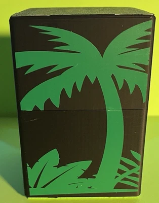 Deck Box - Holds 100 Sleeved Cards - Green/Black Tropical Theme - MTG/Pokemon - Image 1 of 4