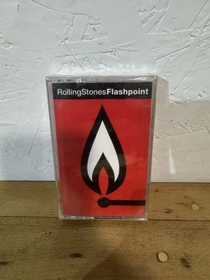 New Sealed Rolling Stones Flashpoint 1991 Cassette Tape Recorded Live - Image 1 of 4
