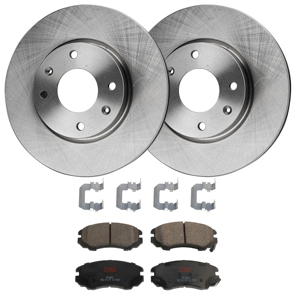 KIT-072924-2212 TRW Juego de 2 ruedas discos de freno y kits de pastillas delanteras para Kia Optima Foto 1 de 4