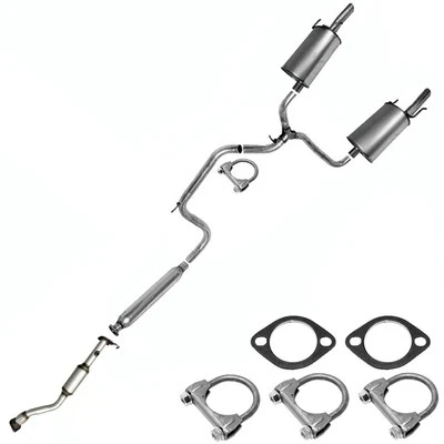Catalytic Resonator Muffler Exhaust System kit fit 2000-05 Chevy MonteCarlo 3.8L - Image 1 of 4