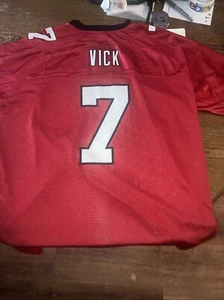 Vintage Reebok NFL Equipment Atlanta Falcons Michael Vick Red Jersey Mens XXL - Picture 1 of 10