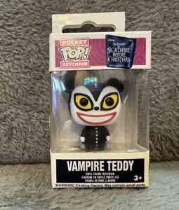 Vampire Teddy Nightmare Before Christmas Pocket Funko Pop! Keychain - Picture 1 of 6