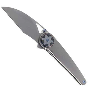 Cuchillo Plegable Ketuo Happy Hour Titanio/Timasco/Acero Damasco M390 Liso  - Imagen 1 de 6