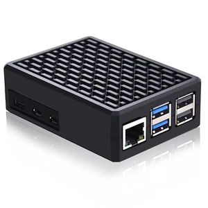 Raspberry Pi 5 GehäuseRaspberry Pi 5 Armor Gehäuse mit passiver KühlungRaspbe... - Photo 1/9