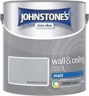 Johnstones Wall Ceiling Matt Emulsion Paint Matt Finish 2.5 Litres - ALL COLOURS