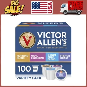 Victor Allen's Coffee Favorites Variety Single Serve K-Cup Coffee Pods - Picture 1 of 11