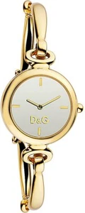 NEW D&G DW0395 DOLCE & GABBANA QUARTZ GOLD TONE LADIES DESIGNER WATCH ESTELLE - Picture 1 of 6