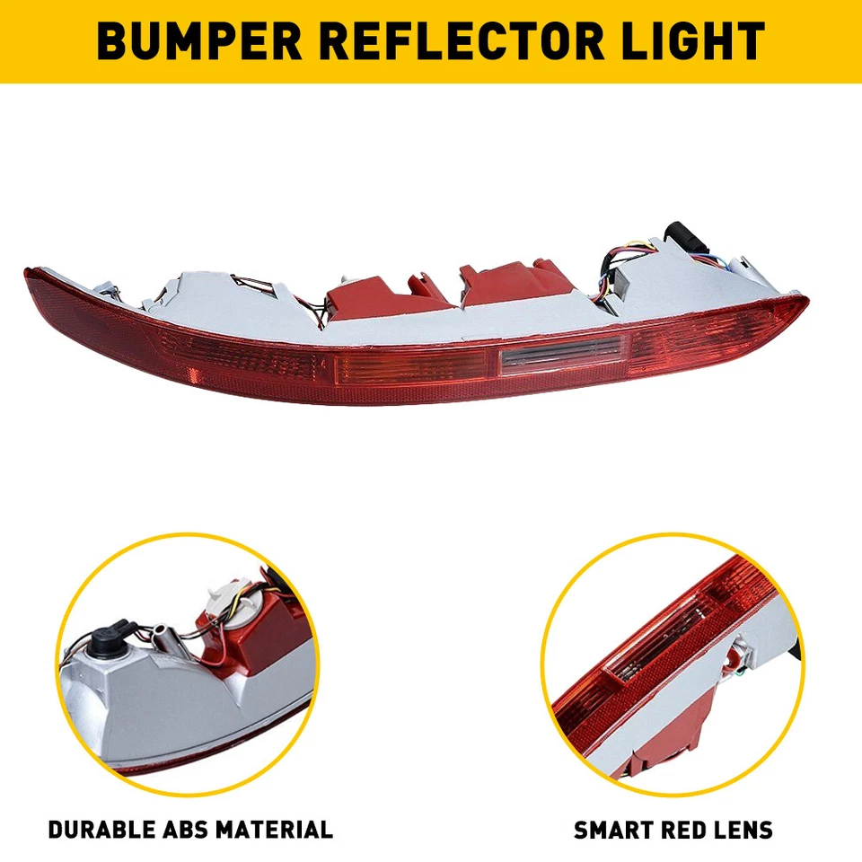Luz de parachoques trasera izquierda del lado del conductor para Audi Q5 2009-16 lámpara de parada trasera inferior Foto 1 de 4