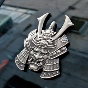 Hannya Samurai Emblema Coche Japón Pegatina 3D Insignia Metal Para Moto Motocicleta Moto - Imagen 1 de 4