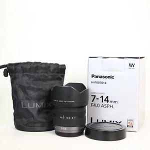 Panasonic H-F007014 LUMIX G VARIO 7-14mm F/4.0 ASP Good Condition - Picture 1 of 8