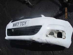 CITROEN C4 MK2 2017 FRONT BUMPER BADGE GRILL WHITE - Picture 1 of 6
