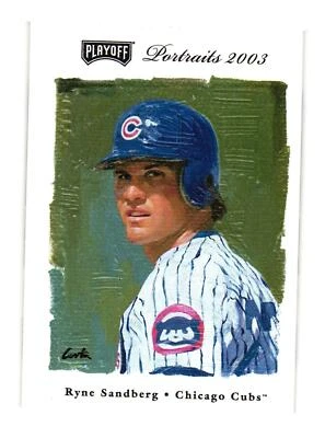 Retratos de playoffs 2003 #76 Ryne Sandberg Chicago Cubs Foto 1 de 2