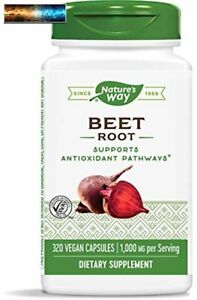 Nature's Way Beet Root, 1000 mg per serving, TRU-ID Certified, 320 Capsules