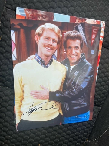 HENRY WINKLER signed THE FONZ HAPPY DAYS 8x10 photo entertainment WATER BOY B2 Cover
