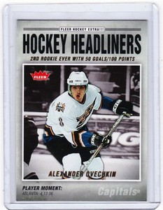 06-07 2006-07 FLEER ALEXANDER OVECHKIN HOCKEY HEADLINERS 2 WASHINGTON CAPITALS