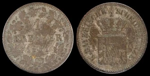 1861 Deutsche Staaten 1 Kreuzer Silber Königreich Bayern KM# 858  - Bild 1 von 3