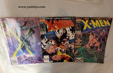 Uncanny X-Men Comics #251 #261 #263 Marvel 1990 Wolverine Forge Psylocke Jubilee