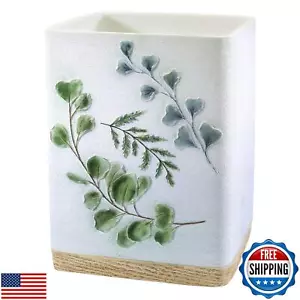 Avanti Linens - Waste Basket, Decorative Trash Can, Guest Bathroom Essentials - Picture 1 of 4
